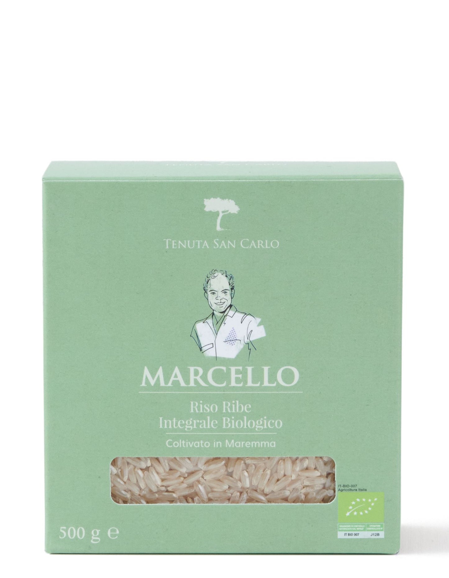 16 pezzi - Marcello Riso Ribe Integrale Biologico 500g | Tenuta San Carlo